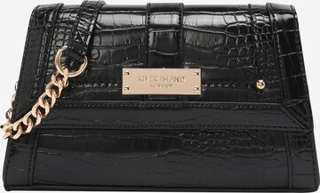 River Island - Bolso de hombro en negro