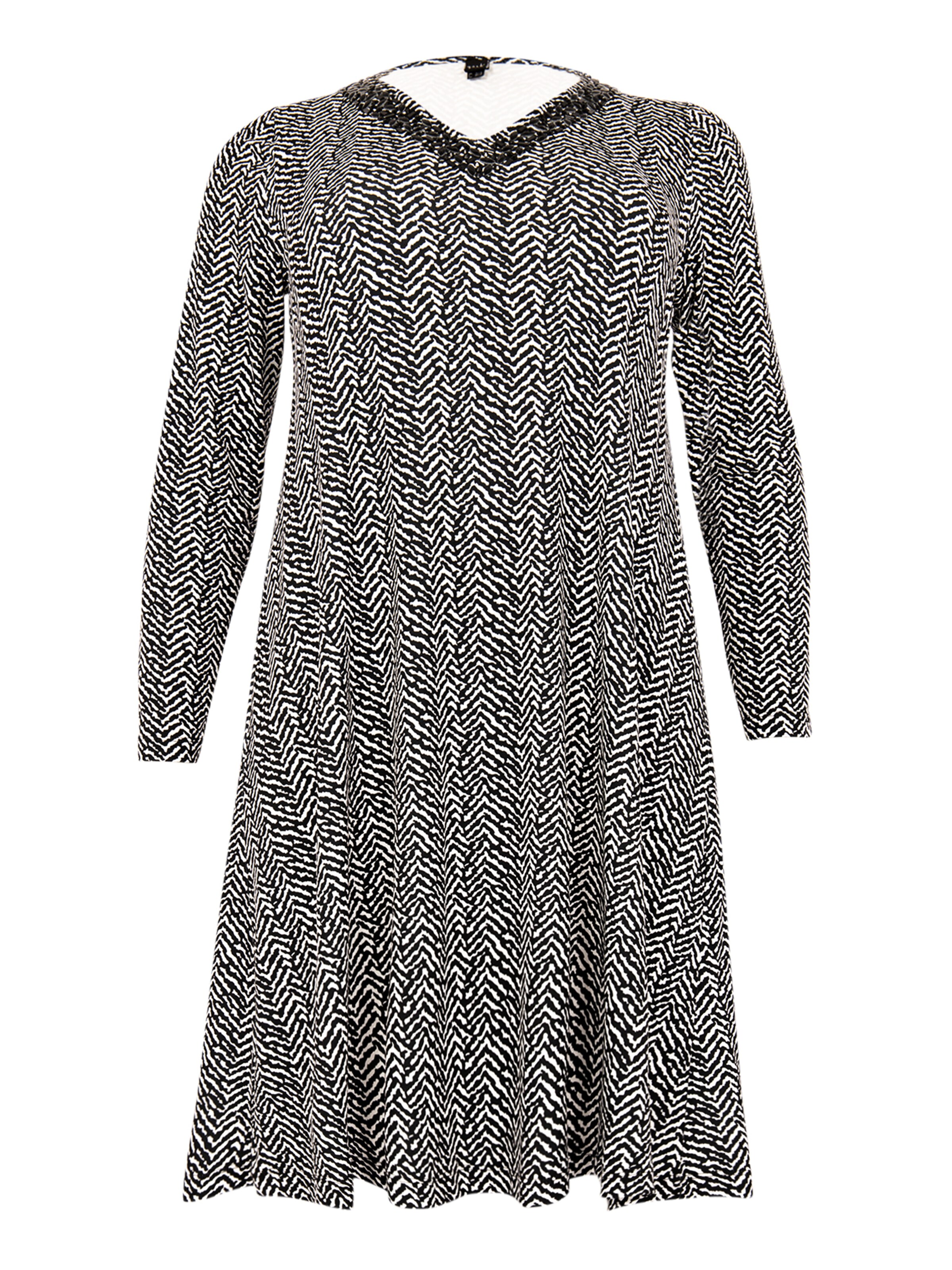 YOEK Jurk in Zwart: voorkant