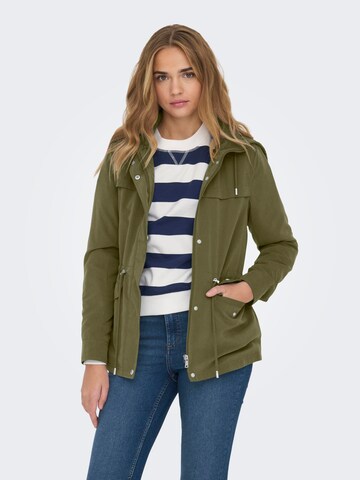 ONLY Between-Season Jacket 'New Starline' in Green: front