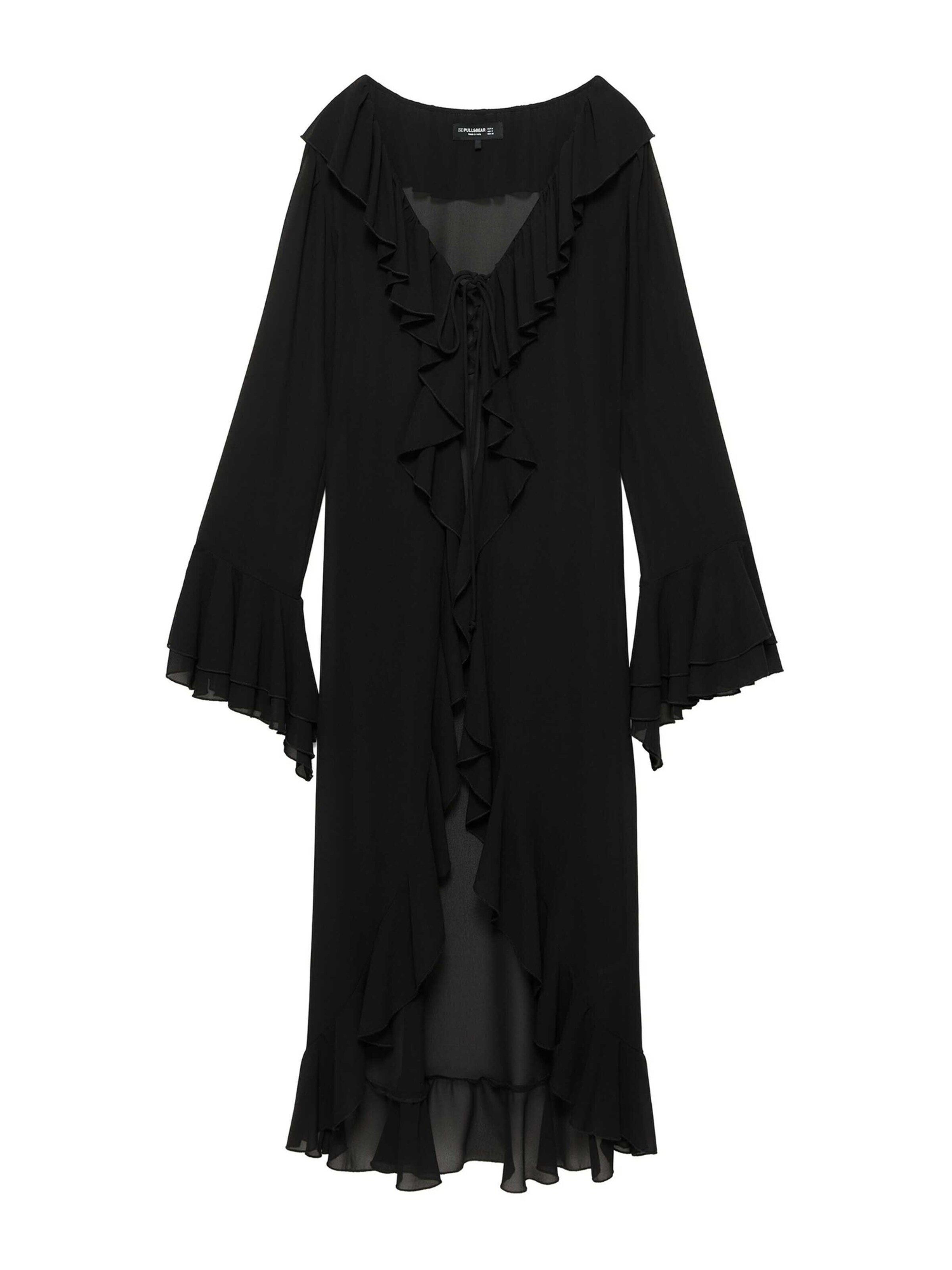 Pull&Bear Kimono en S en noir, Vue avec produit