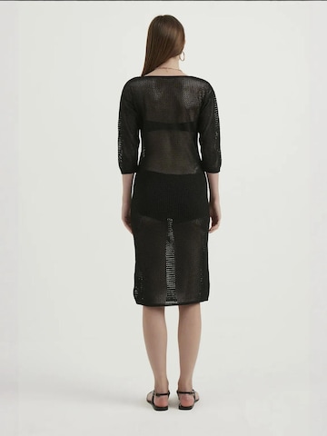 Hiccup Strickkleid in Schwarz