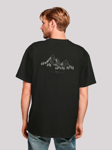 F4NT4STIC T-Shirt 'Mountain' in Schwarz
