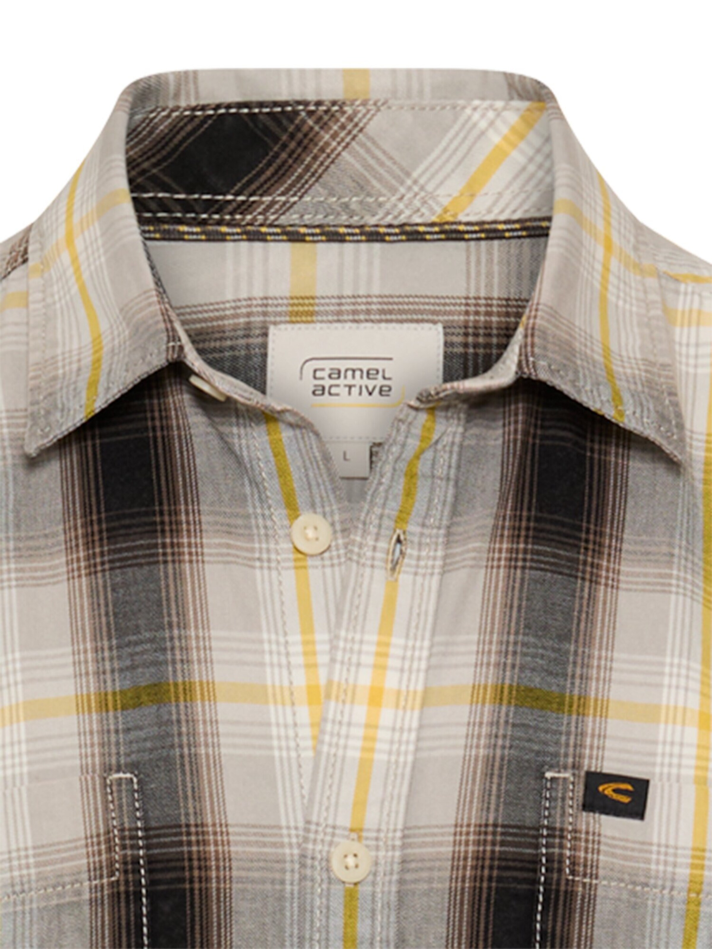 CAMEL ACTIVE Regular fit Button Up Shirt in Beige