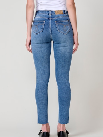 KOROSHI Skinny Jeans in Blau