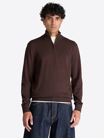 TIMBERLAND - Jersey en marrón: frente