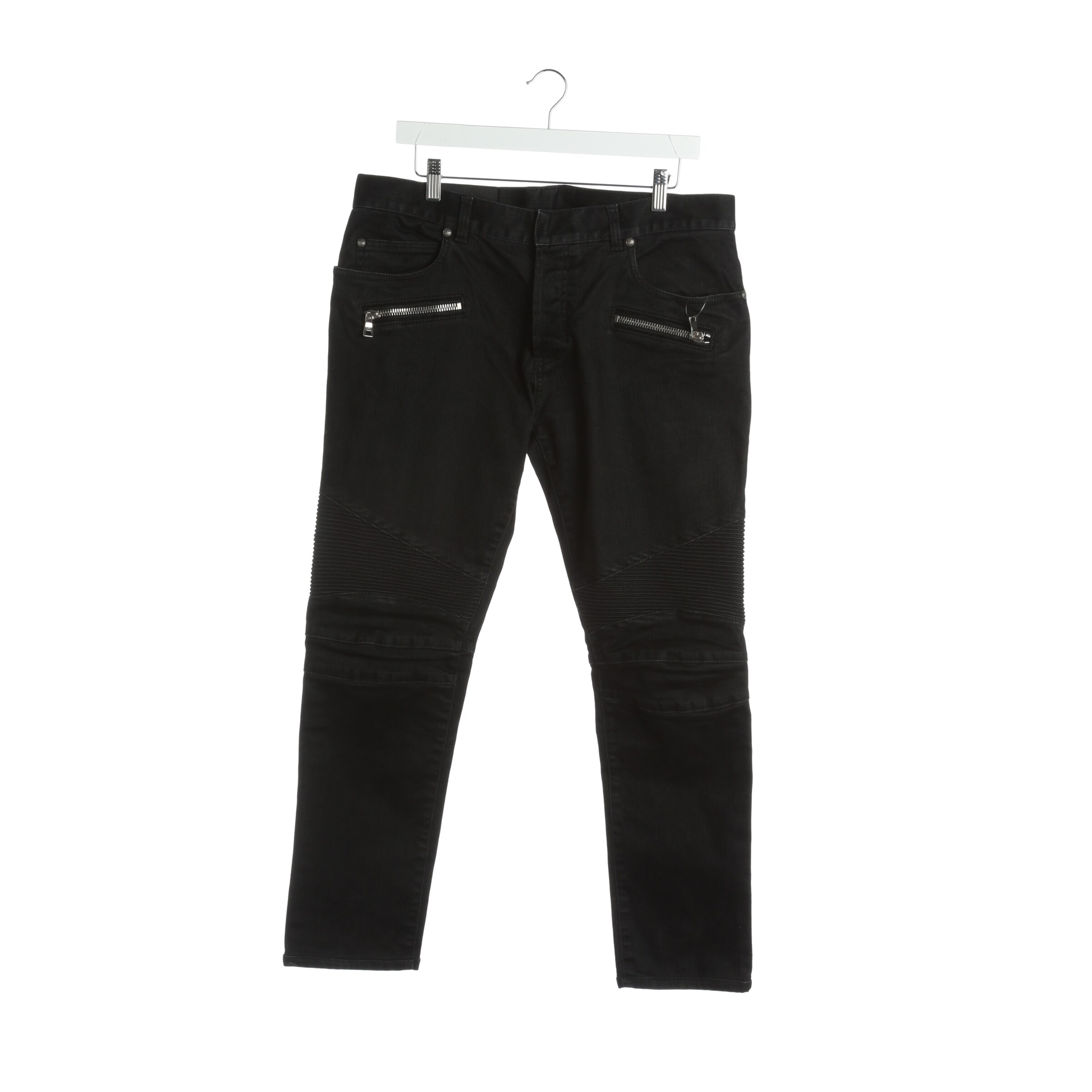 Balmain Jeans in 35 in Grey: front