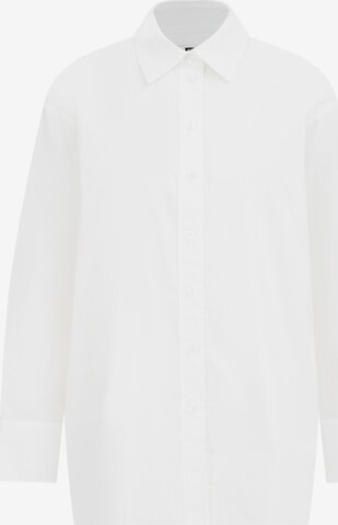 WE Fashion Блуза в бяло: отпред