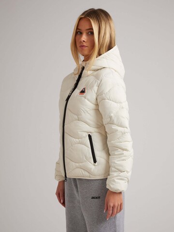 JACK1T Outdoorjas ' ORB1T Steppjacke ' in Wit