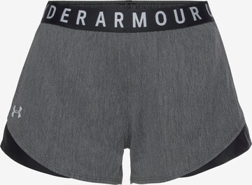 UNDER ARMOUR Regular Sportshorts 'Play Up' in Grau: predná strana