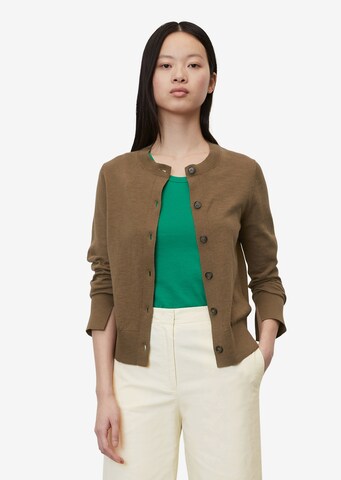 Marc O'Polo Knit Cardigan in Brown: front