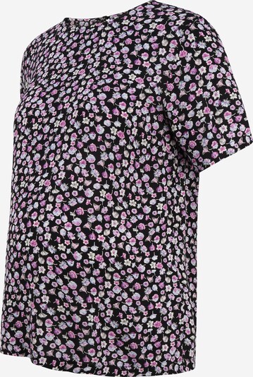 Pieces Maternity Chemisier 'NYA' en bleu clair / violet / noir / blanc, Vue avec produit