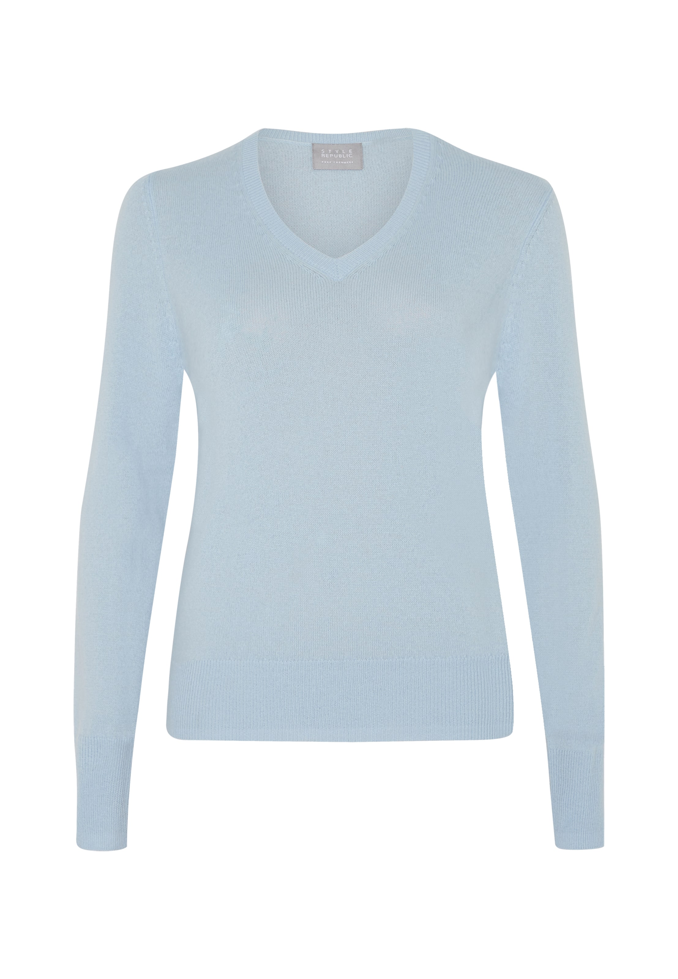 Style Republic Kaschmir Pullover in Blau: Vorderseite