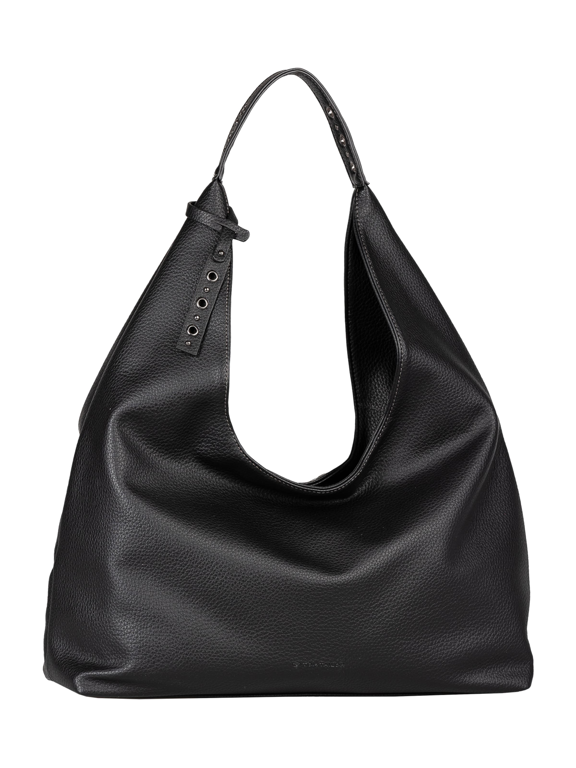 TOM TAILOR - Bolso de hombro 'Elaria' en negro: frente