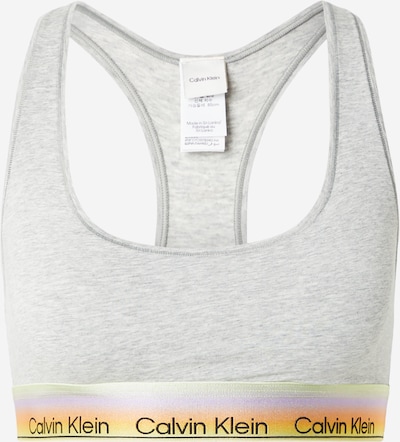 Liemenėlė iš Calvin Klein Underwear, spalva – šviesiai pilka / šviesiai žalia / oranžinė / juoda, Prekių apžvalga