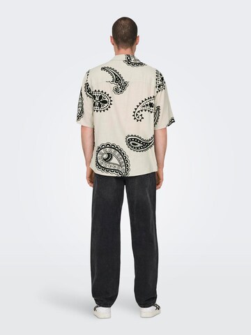 Only & Sons Comfort fit Overhemd 'ONSAustin' in Grijs