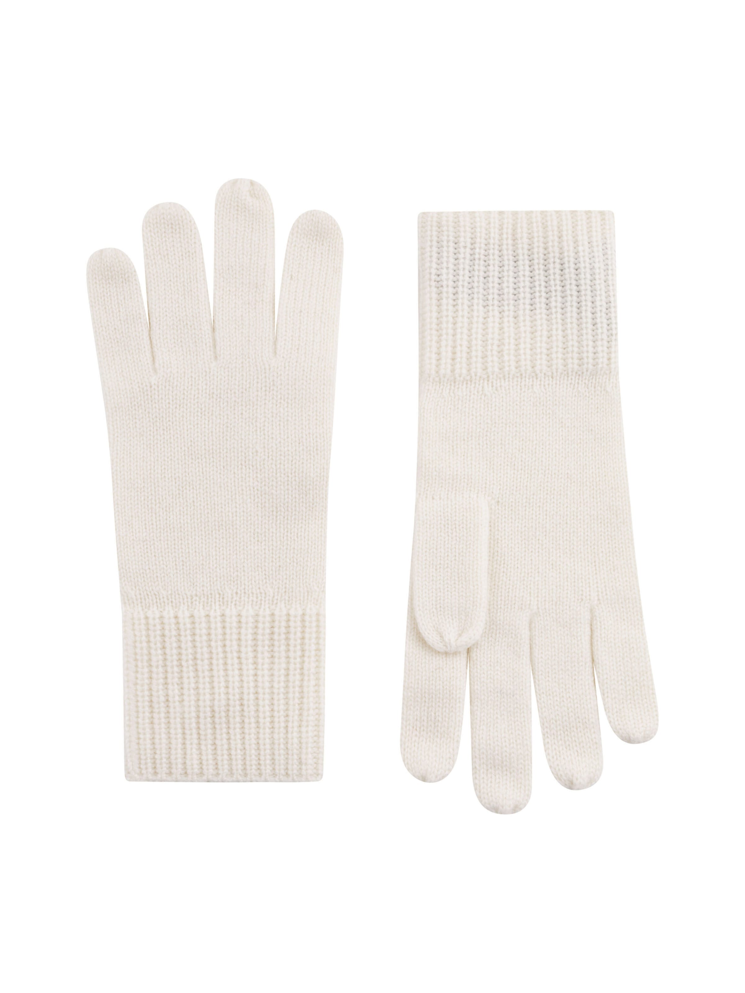 CODELLO Fingerhandschuhe in Weiß: Vorderseite