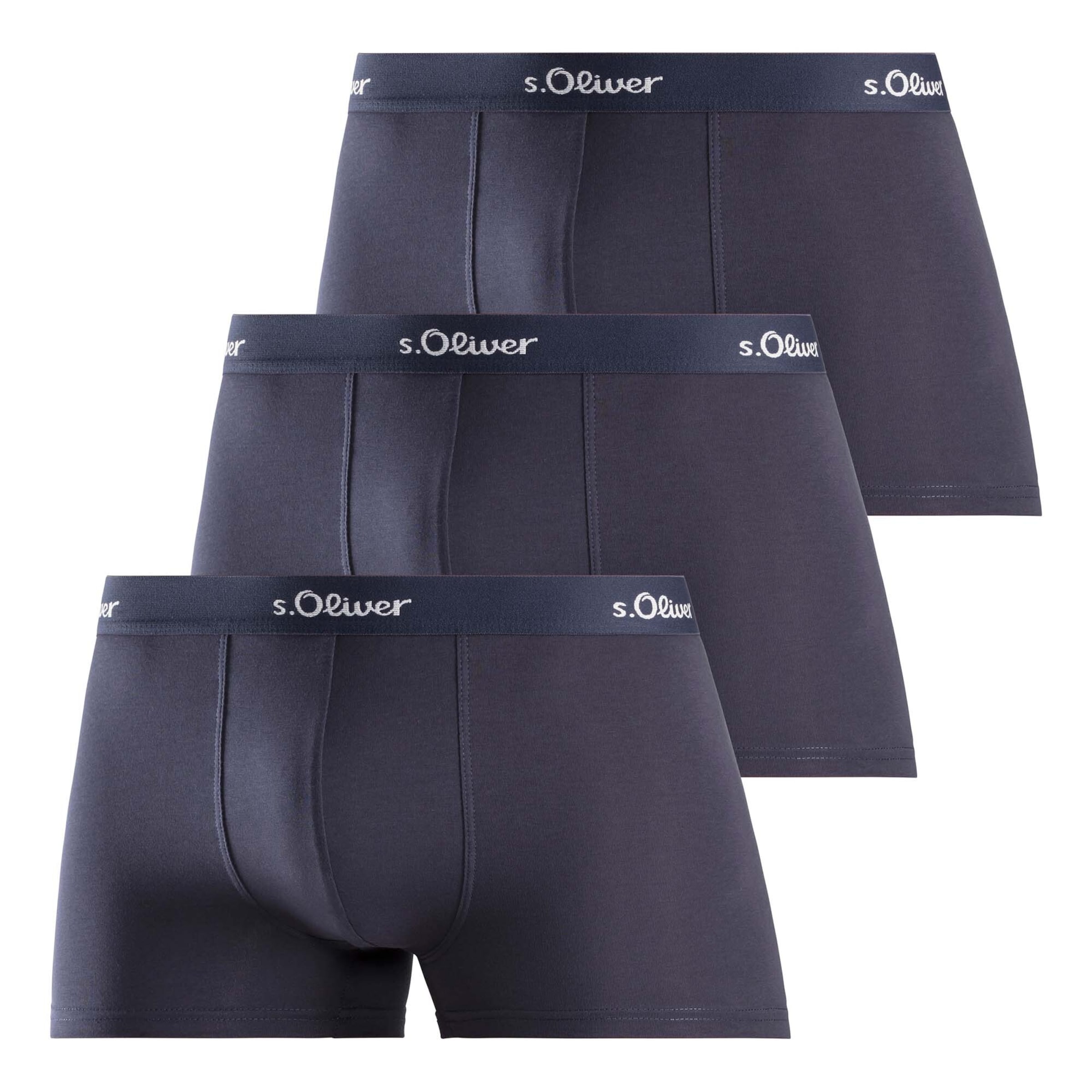 s.Oliver Boxerky – modrá: přední strana