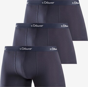 Boxer di s.Oliver in blu: frontale