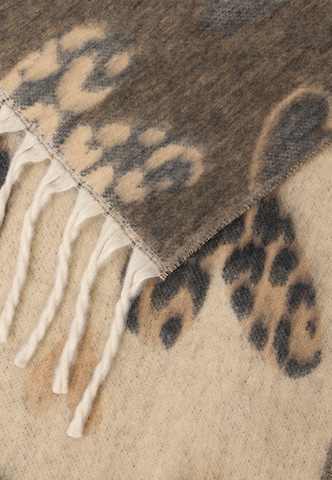 Zwillingsherz Scarf 'Herzen' in Beige