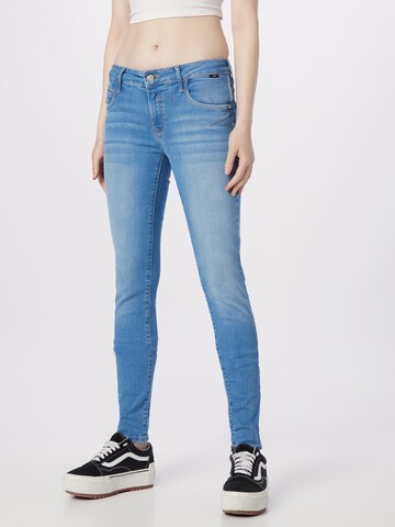 Mavi Skinny Jeans 'ADRIANA' in Blauw: voorkant