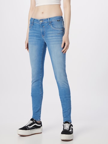 Skinny Jeans 'ADRIANA' de la Mavi pe albastru: față
