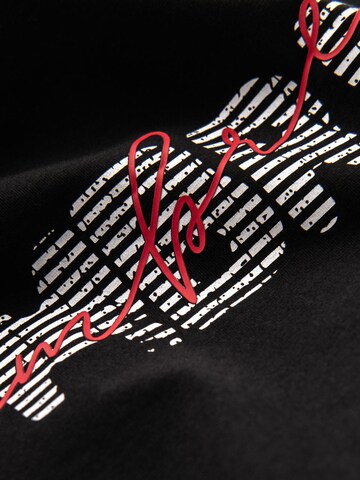 Ombre Shirt in Black