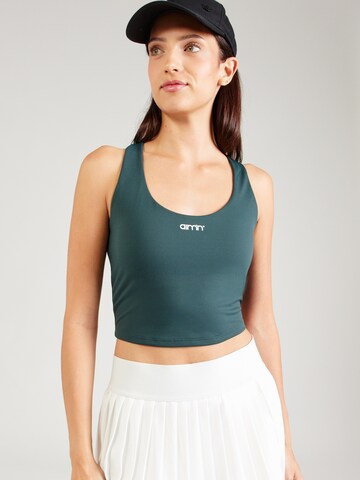 Aim'n - Bustier Sujetador deportivo 'Essential' en verde: frente