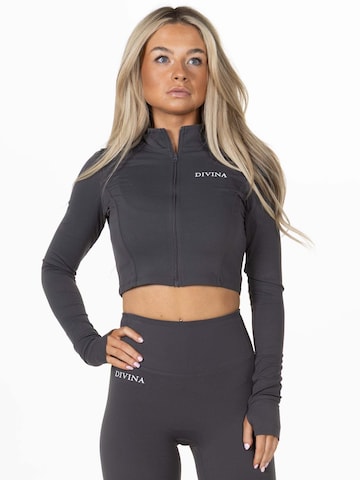 Giacca sportiva 'Valens' di Divina in grigio: frontale