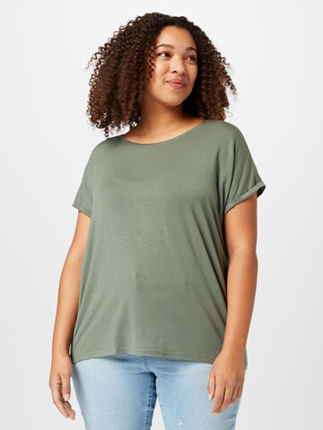 Vero Moda Curve Shirt 'Aya' in Groen: voorkant