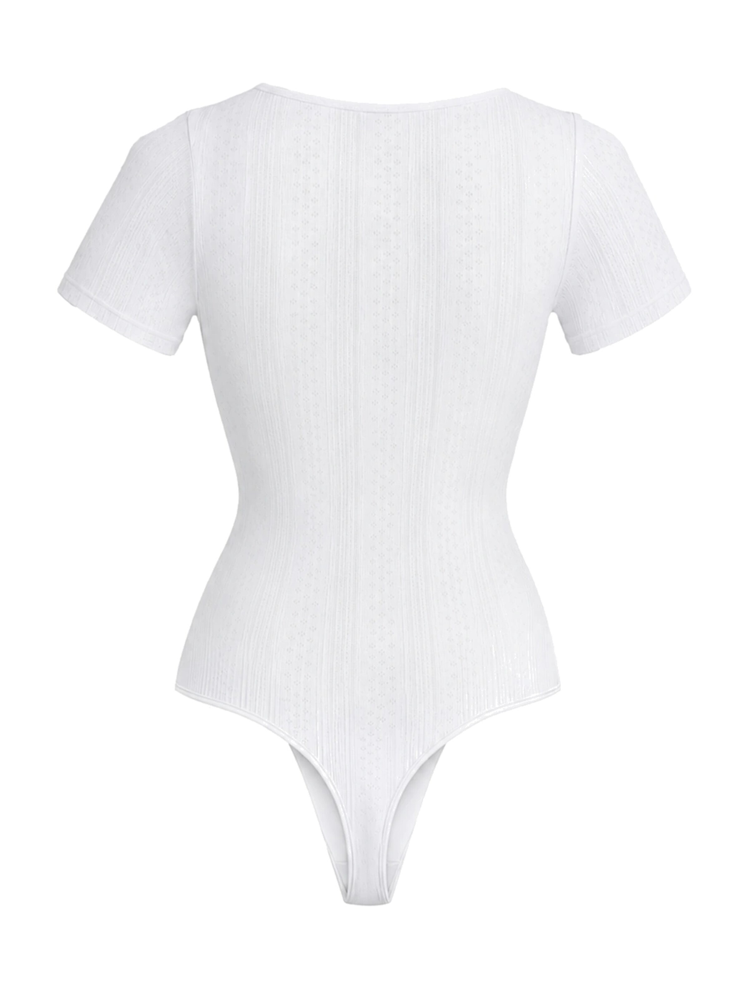 Body modellante 'T-Shirt Bodysuit Sculpting Shapewear with String' di cfab in bianco
