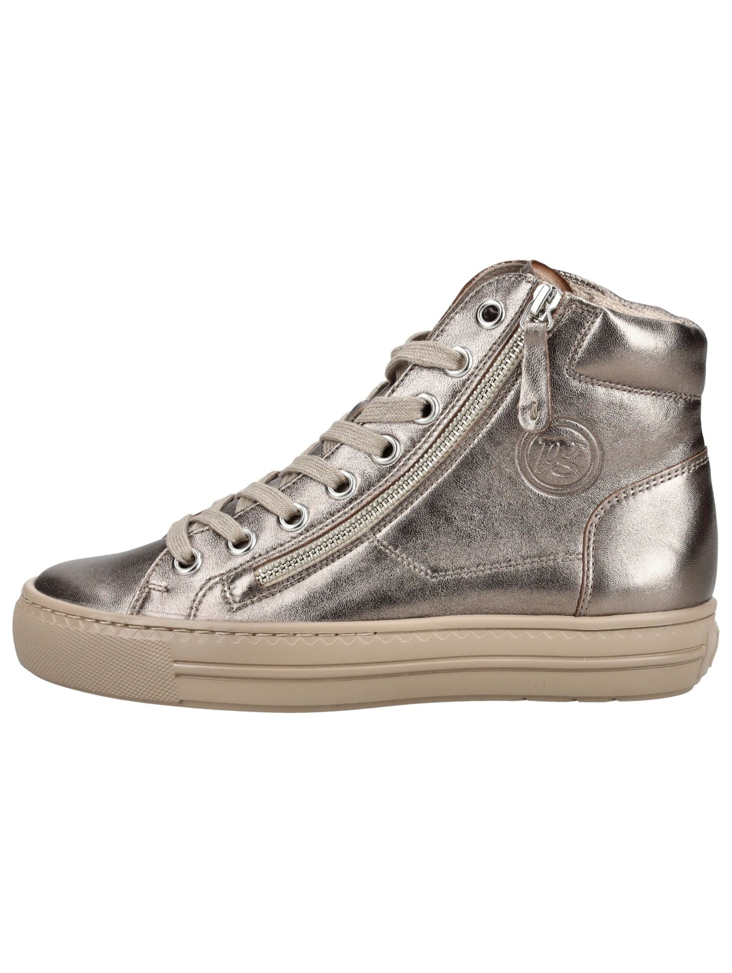Paul Green Sneakers hoog in Beige