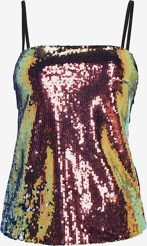 Haut faina en mélange de couleurs : devant