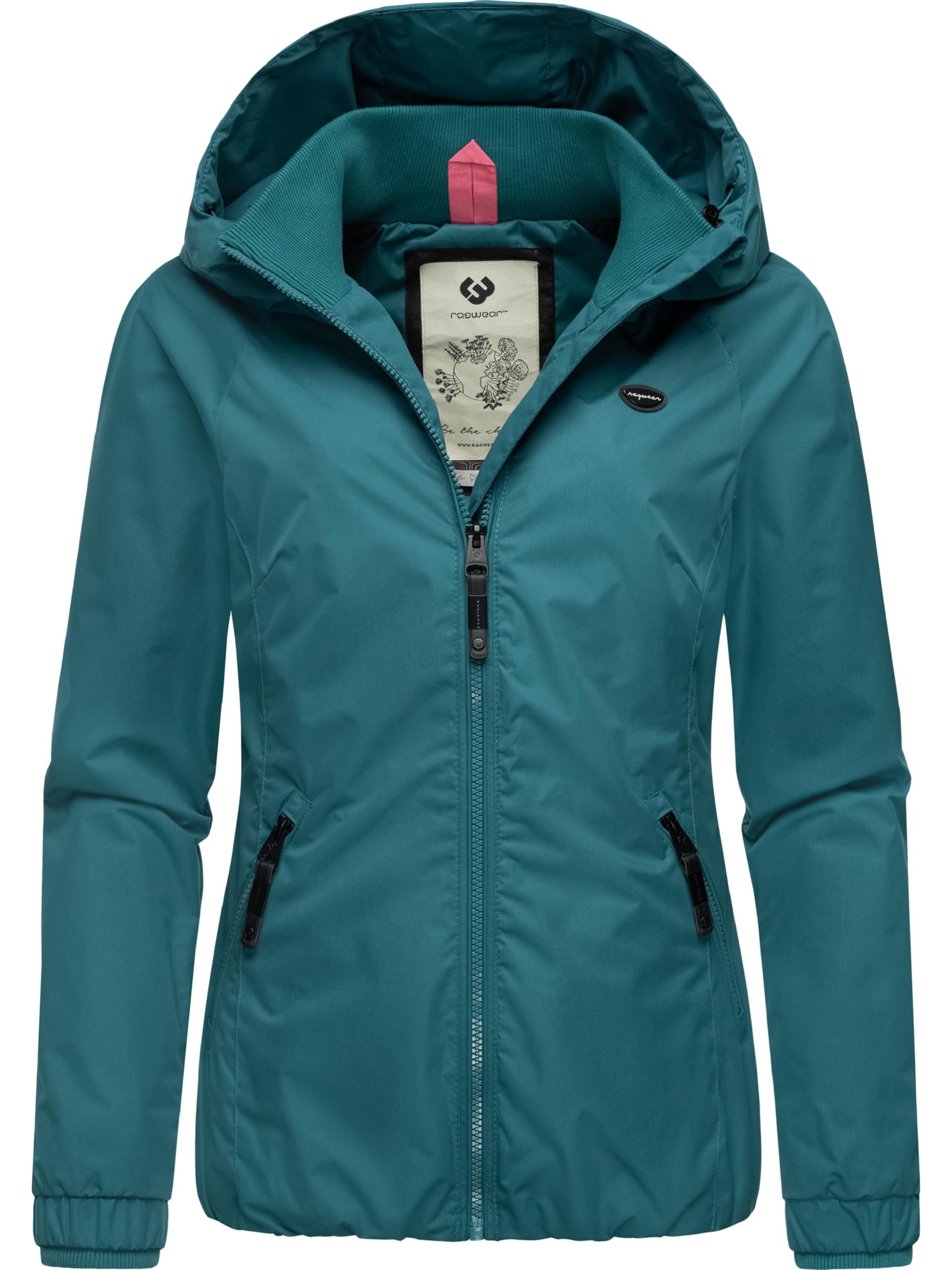 Ragwear Funktionsjacke 'Dizzie' in Grün: Vorderseite