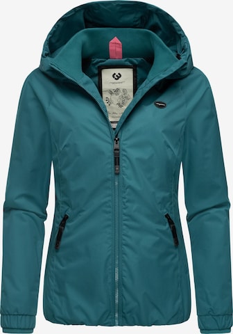 Ragwear Weatherproof jacket 'Dizzie' in Green: front