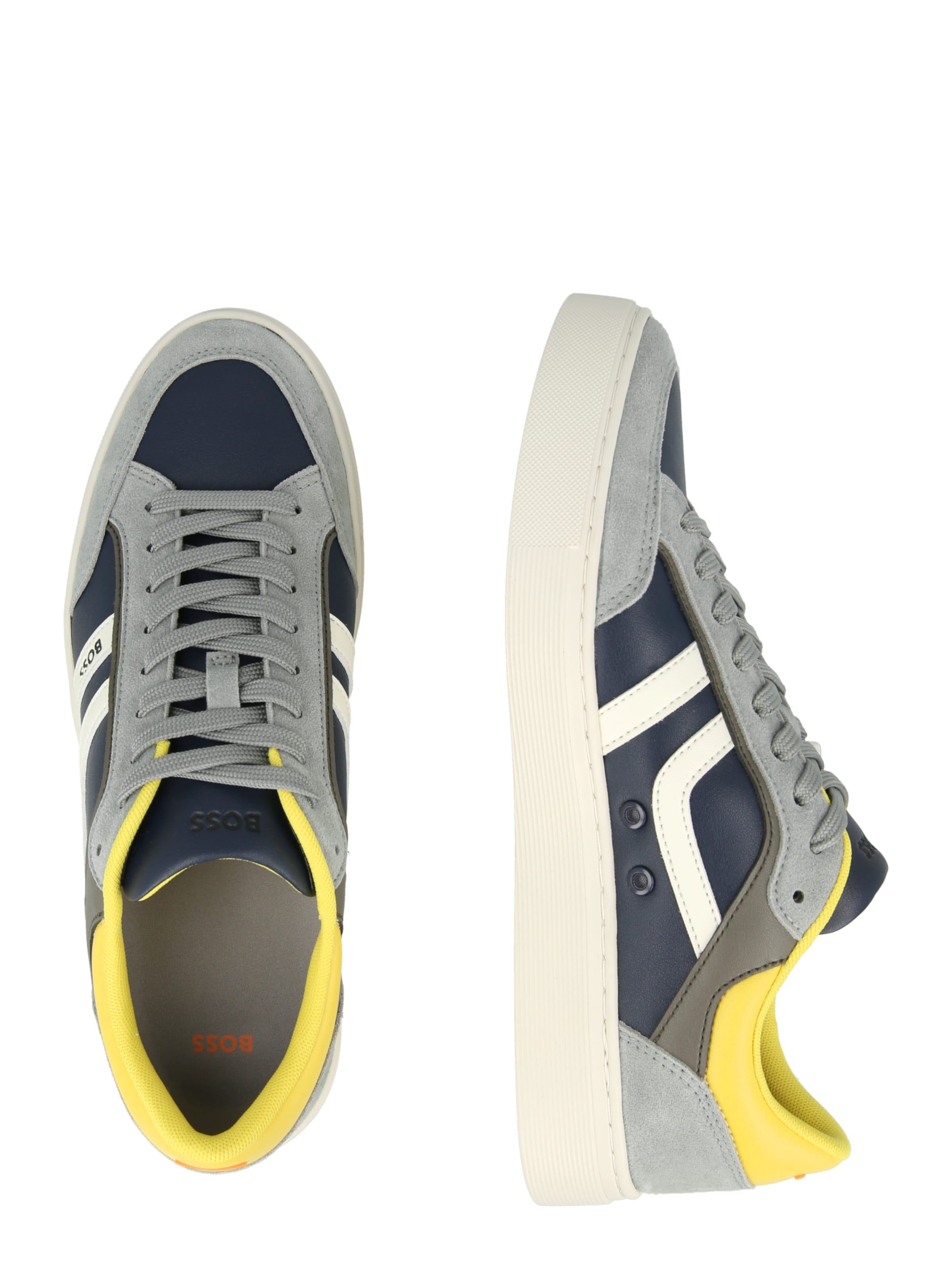 BOSS Rövid szárú sportcipők 'Rhys_Tenn' - szürke