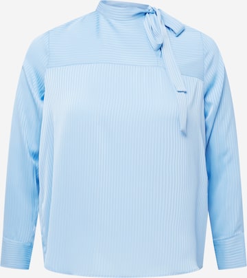 Persona by Marina Rinaldi Blouse 'BENNY' in Blue: front