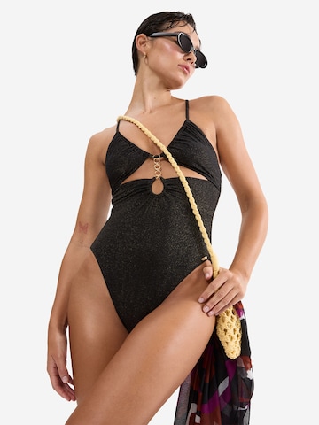 TRIUMPH Badpak ' Red Label Summer Sunset ' in Zwart