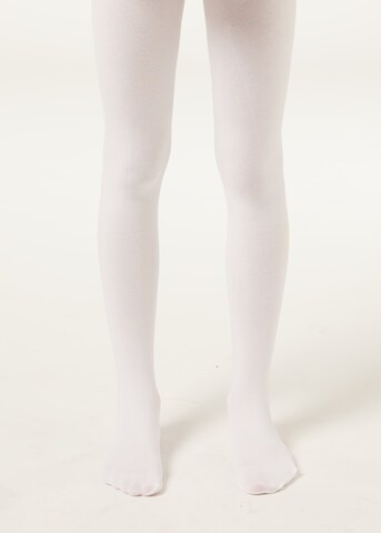 CALZEDONIA Tights in White