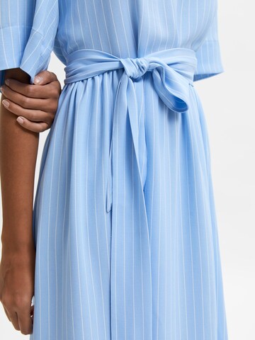 SELECTED FEMME Košilové šaty 'Rhonda' – modrá
