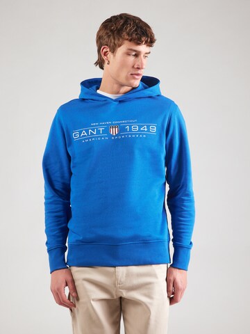Felpa di GANT in blu: frontale