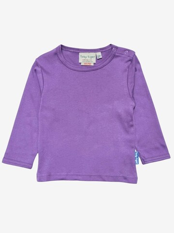Toby Tiger Shirt 'Lila' in Lila: Vorderseite