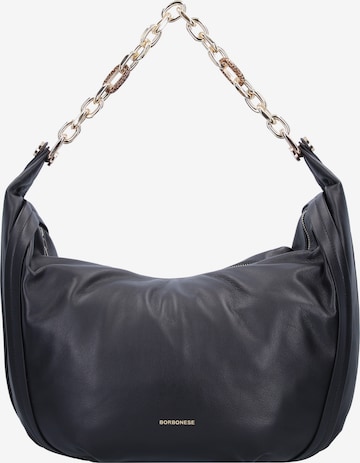 Borbonese Shoulder Bag 'New Orbit ' in Black: front