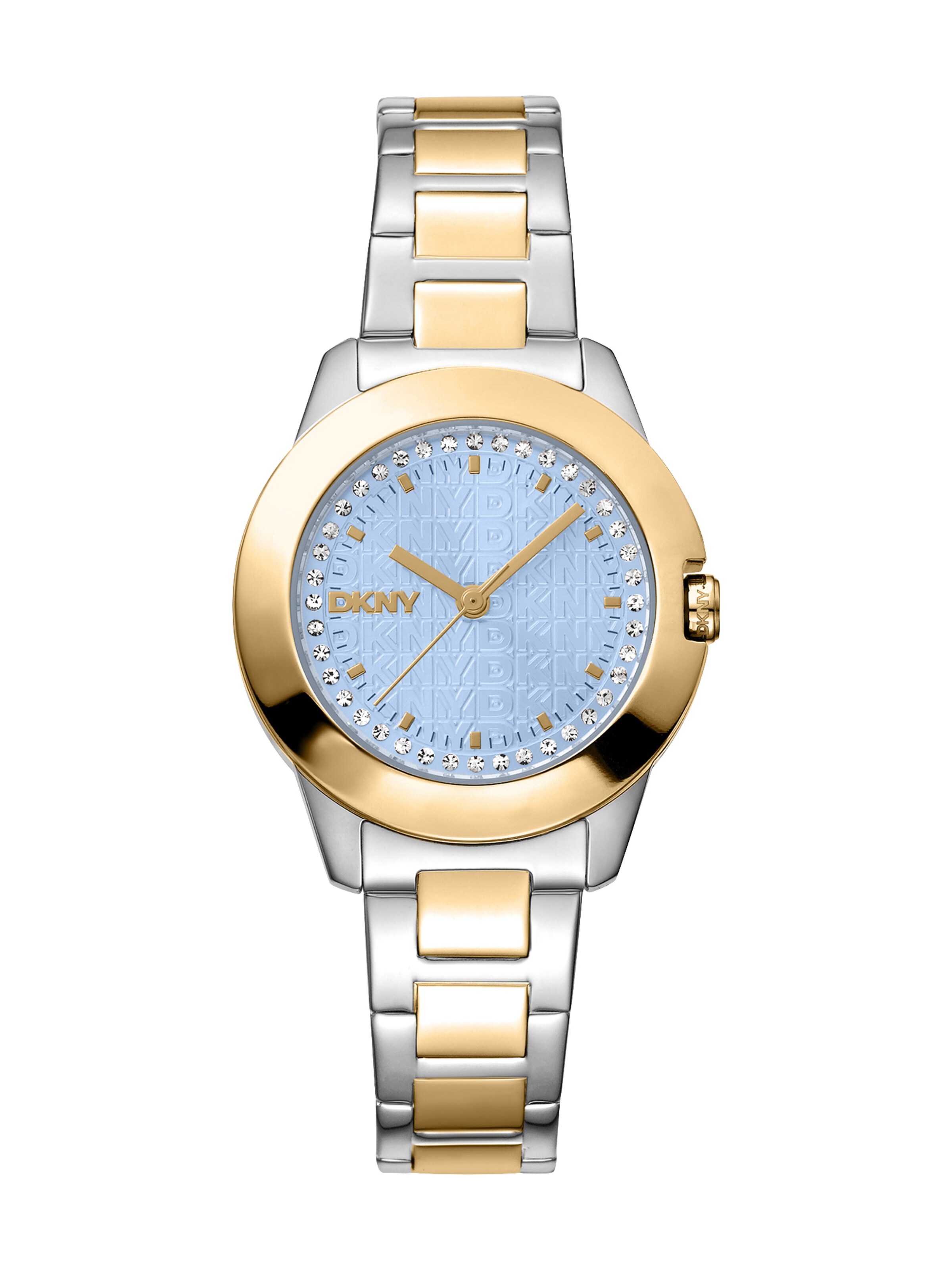 DKNY Analoguhr 'Park Ave' in Silber: Vorderseite