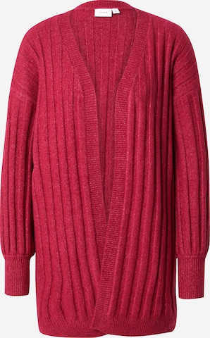 VILA Knit cardigan 'TYCIA' in Red: front