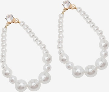 balta SOHI Auskarai 'Kizzy': priekis