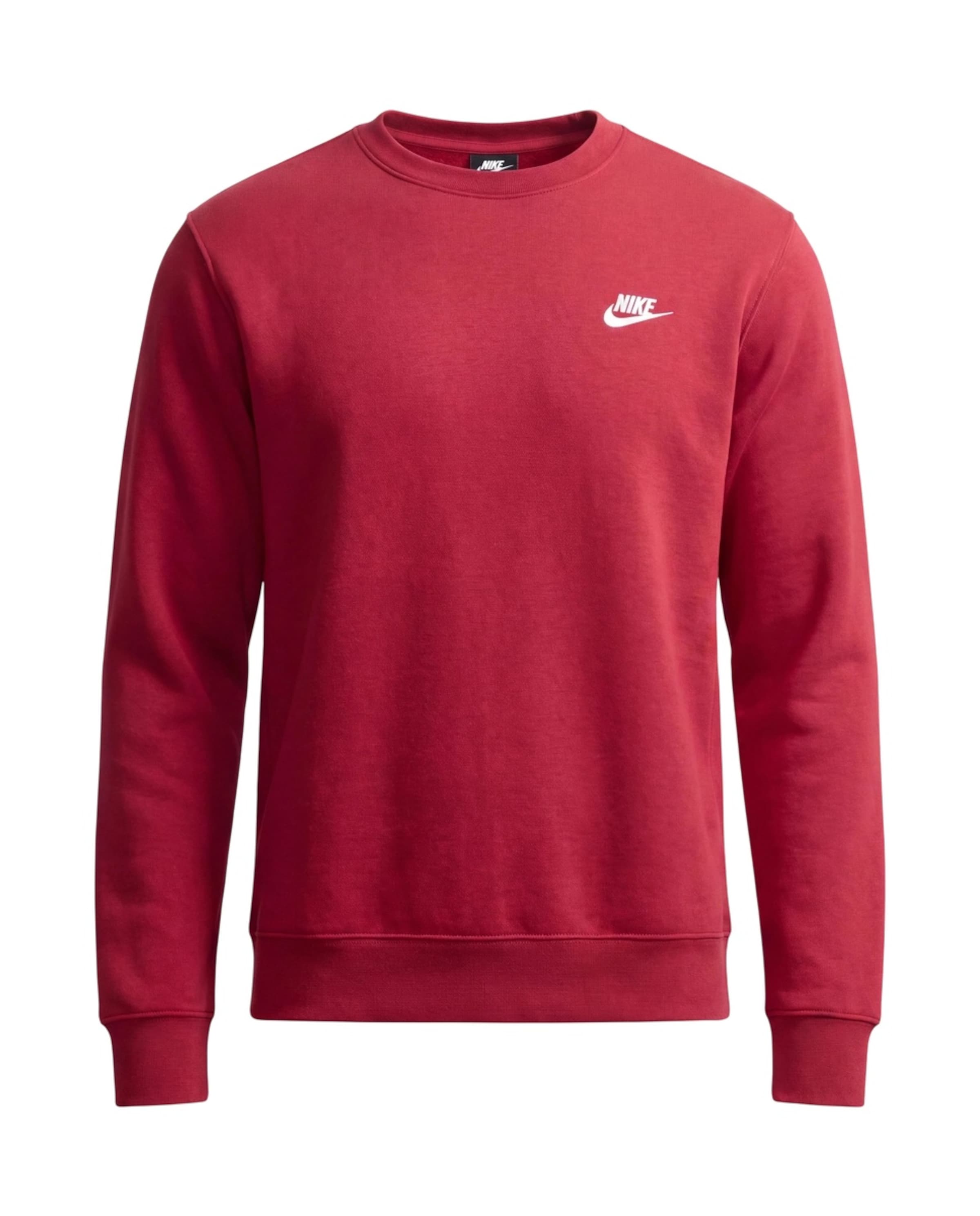 Sweat-shirt 'CLUB' Nike Sportswear en rouge : devant
