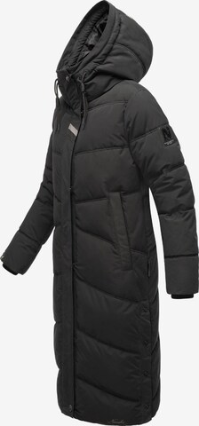 NAVAHOO Χειμερινό παλτό 'Kuschelmausi' σε μαύρο