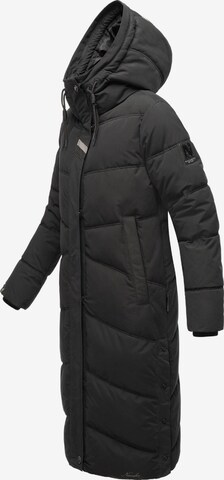 NAVAHOO Winter coat 'Kuschelmausi' in Black