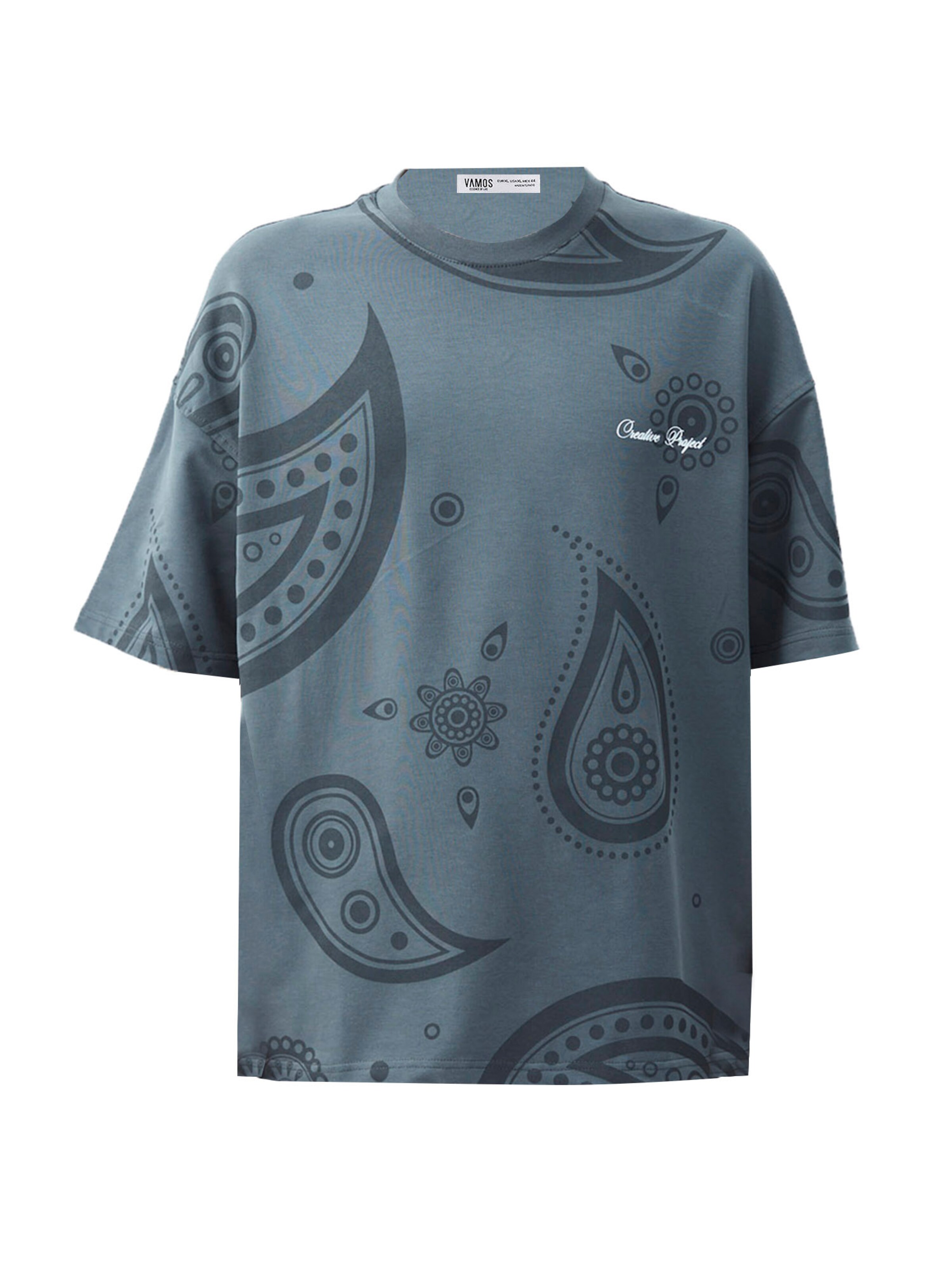 VAMOS CLO Футболка в Серый: спереди