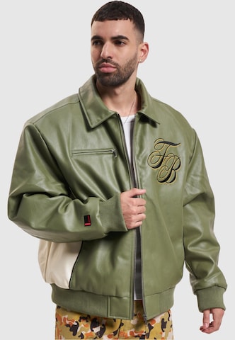 Veste mi-saison FUBU en vert : devant